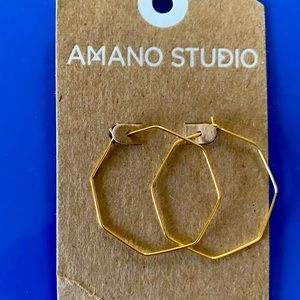 Amano studio octagon earrings